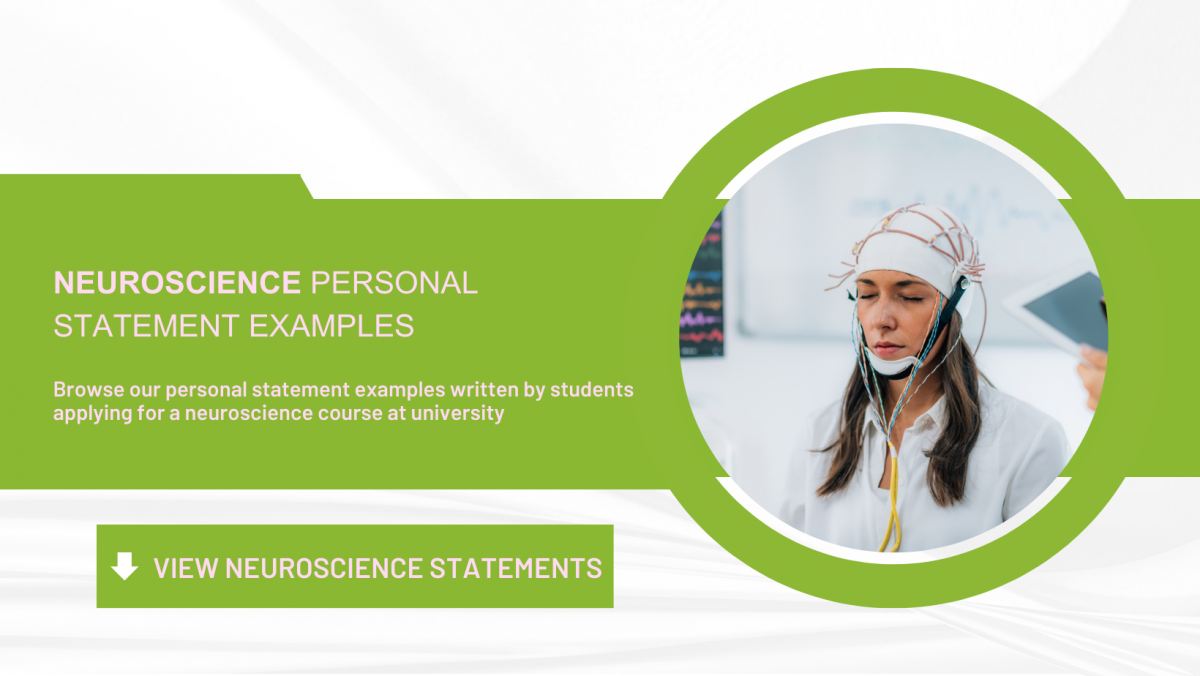 personal statement neuroscience examples